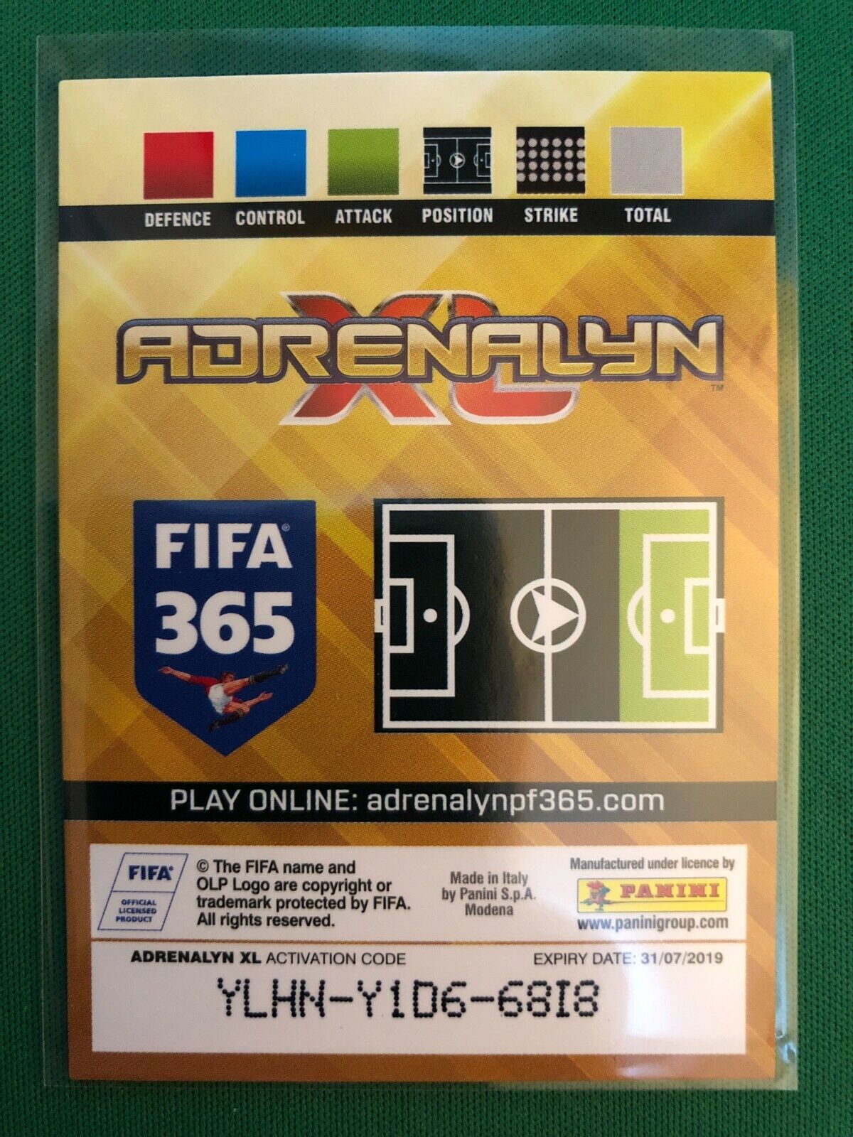 2019 Panini Adrenalyn XL FIFA 365 Cards