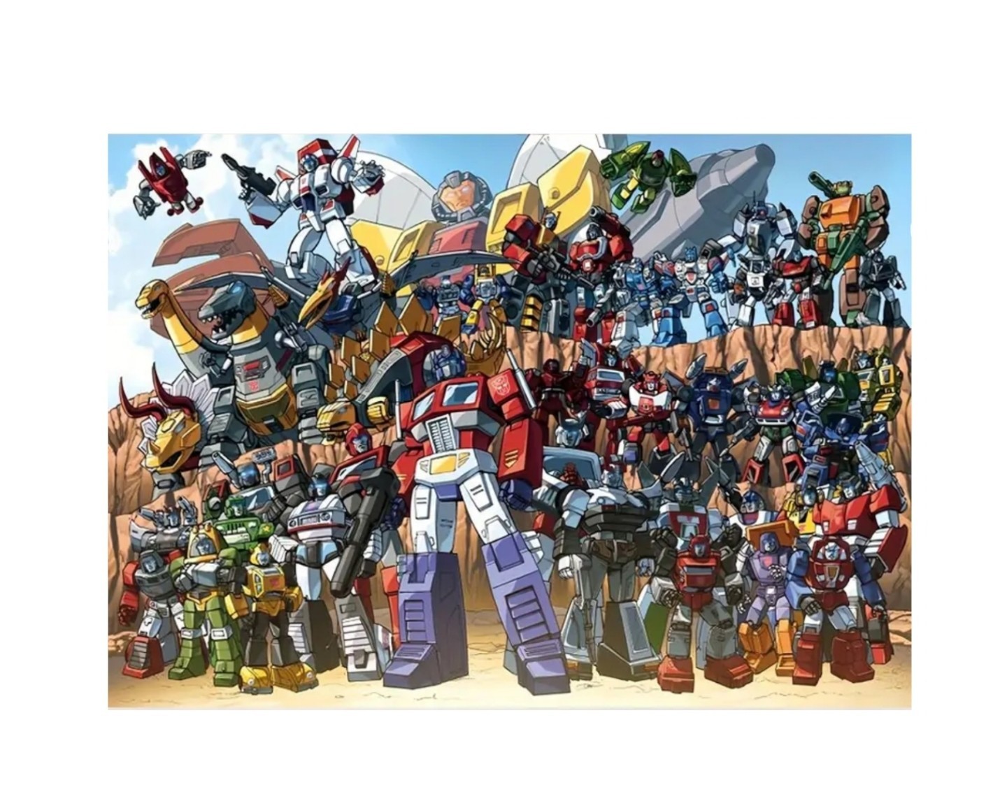 Transformers Autobot Nostalgia Cartoon Collage Water Resistant Sticker Transformers Autobot Nostalgia Cartoon Collage Water Resistant Sticker