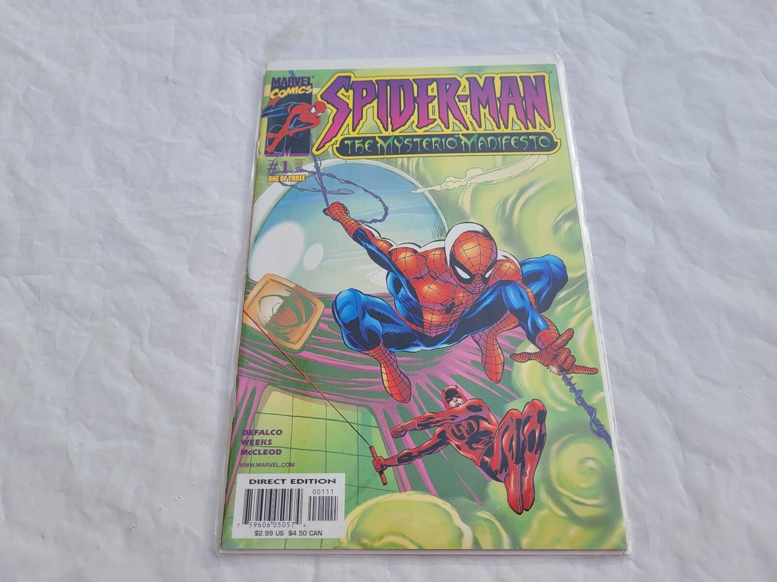 Marvel Comics Ultimate Spider Man Issue Numbefr 1 of 3 The Mysterio Manifesto