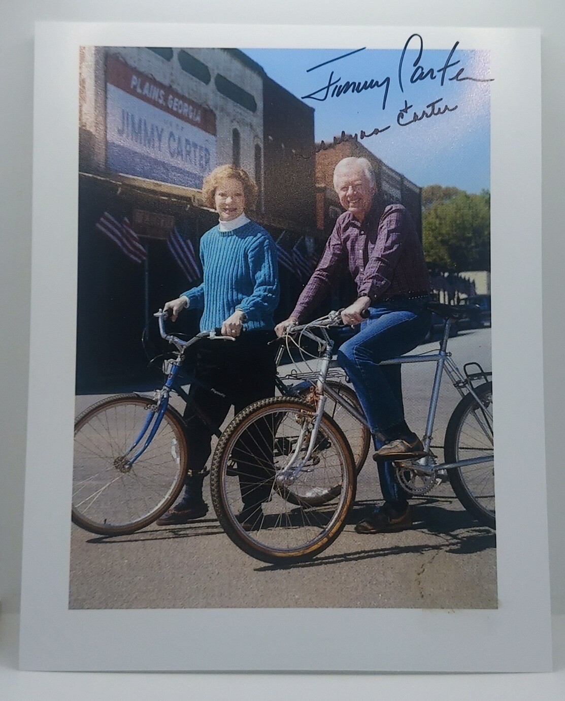 Jimmy Carter & Rosalynn Carter Signed 8x10 Photo Autographed Full Signature Jimmy Carter & Rosalynn Carter Signed 8x10 Photo Autographed Full Signature
