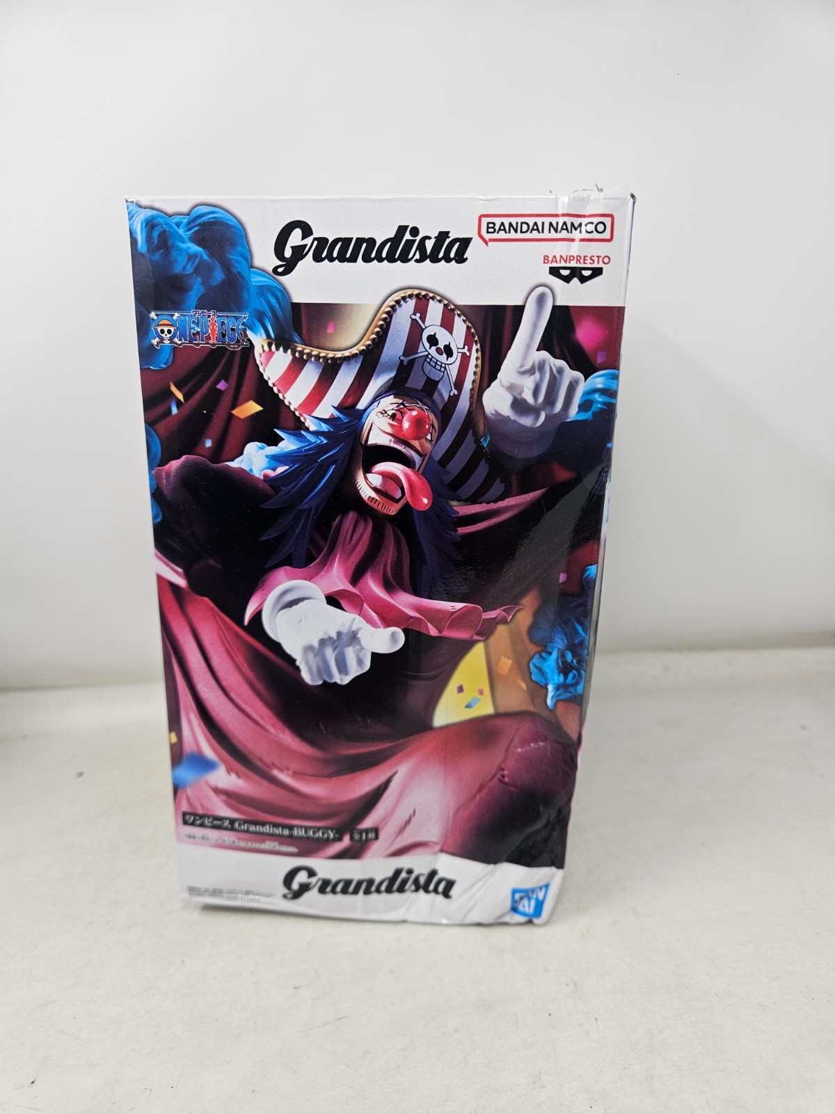 BANPRESTO One Piece Grandista Buggy the Clown Figure Damaged Boxed US Seller