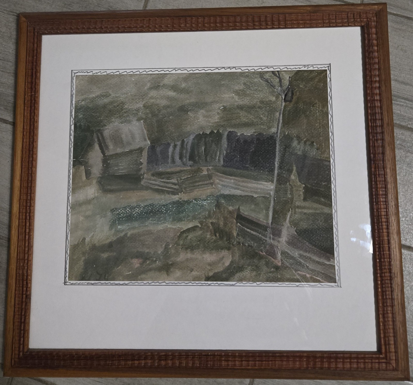 1974 Andronov, Nikolai Original Watercolor -11