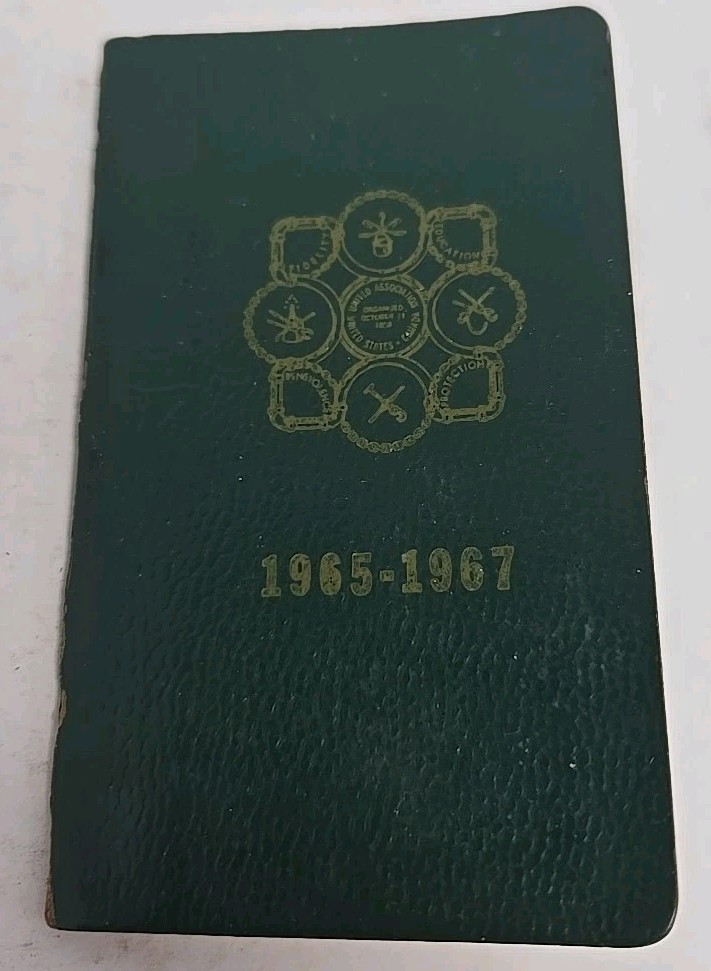 1965-1967 Plumbers and Steam Fitters Union Monthly Dues Stamp Book - Chicago