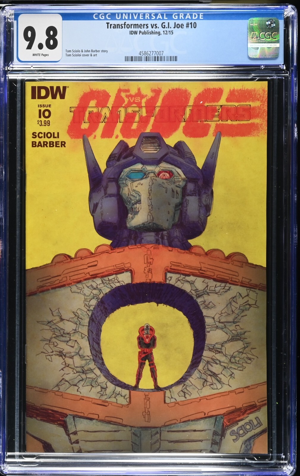 Transformers Vs G.I. Joe #10 CGC 9.8 WP NM/M πβ‘οΈ IDW Pub 2015 / Rare Only Copy Transformers Vs G.I. Joe #10 CGC 9.8 WP NM/M πβ‘οΈ IDW Pub 2015 / Rare Only Copy