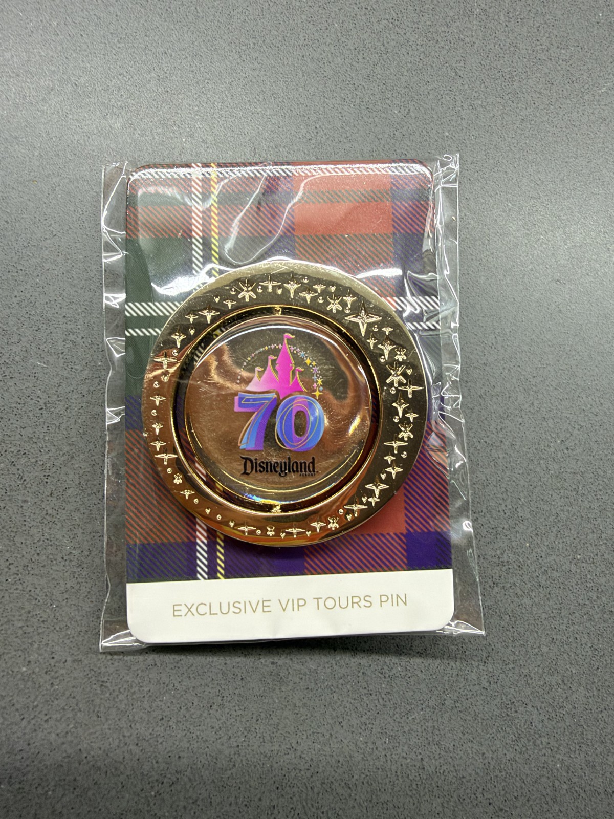 Disneyland 70th Anniversary VIP Tour Exclusive Pin – Limited Edition SEALED Disneyland 70th Anniversary VIP Tour Exclusive Pin – Limited Edition SEALED