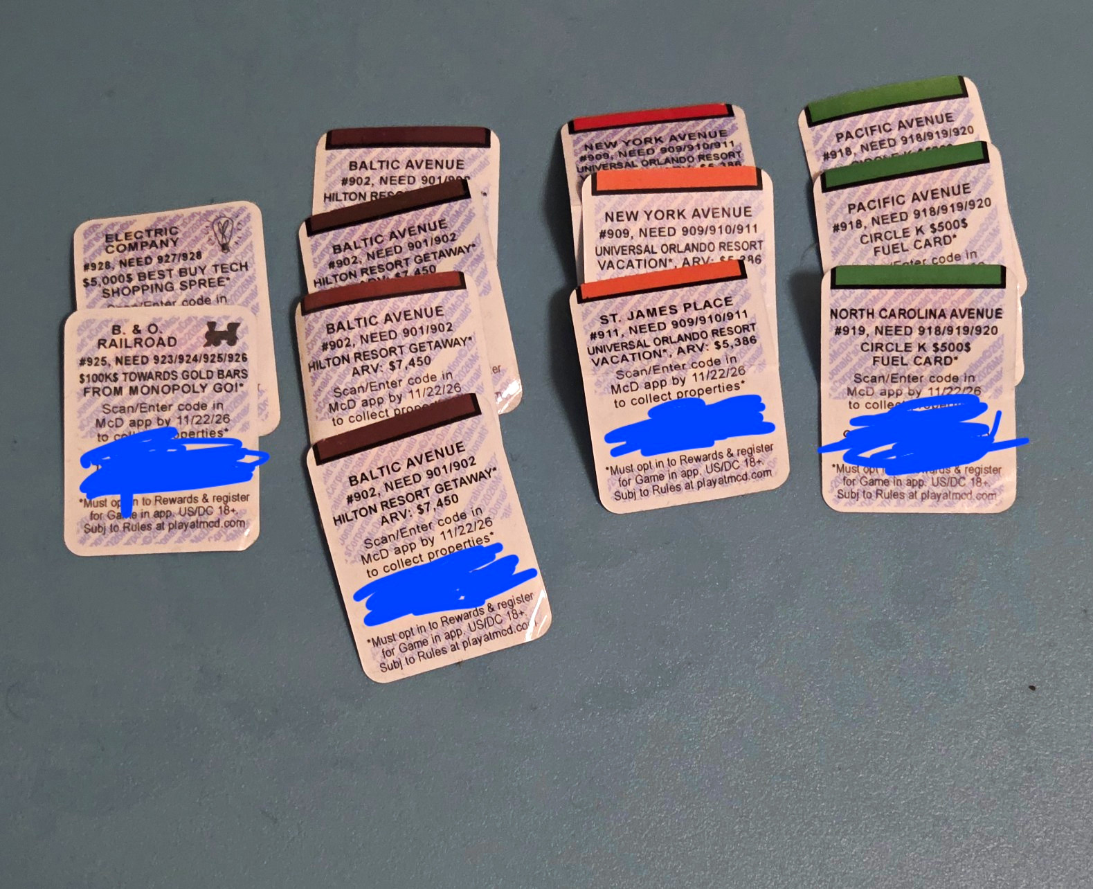 2026 UNREDEEMED McDonald\'s Monopoly Pieces ($20 PER PIECE, Pick One In Messages) 2026 UNREDEEMED McDonald\'s Monopoly Pieces ($20 PER PIECE, Pick One In Messages)