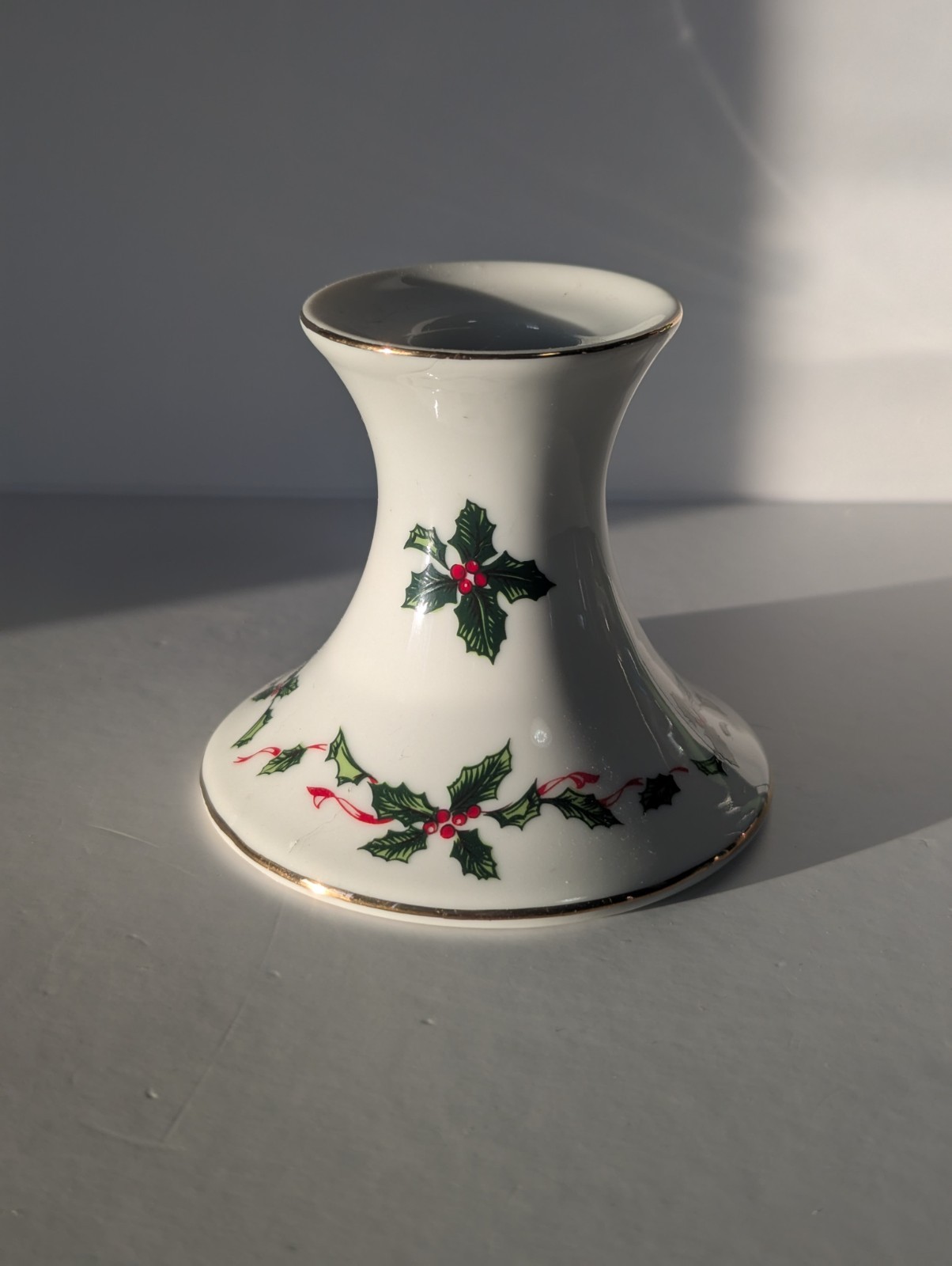Lefton China Hand Painted 03052 Candlestick Holder Lefton China Hand Painted 03052 Candlestick Holder