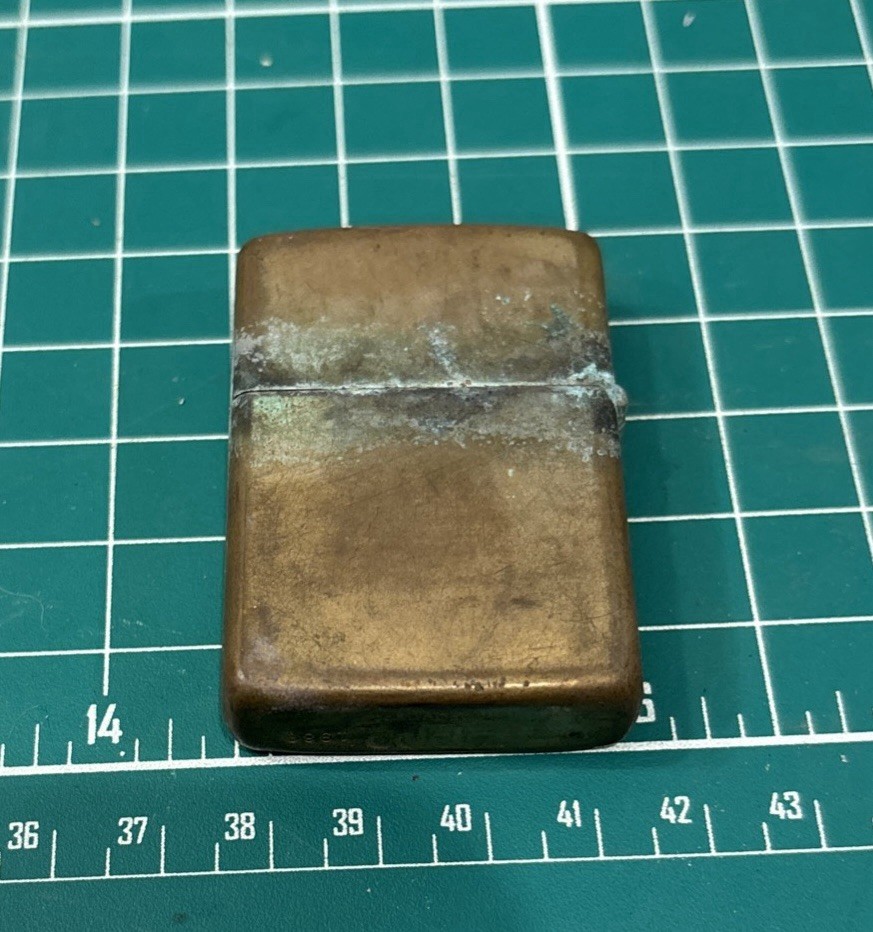 Vintage 1932-1989 Solid Brass Zippo Lighter Vintage 1932-1989 Solid Brass Zippo Lighter