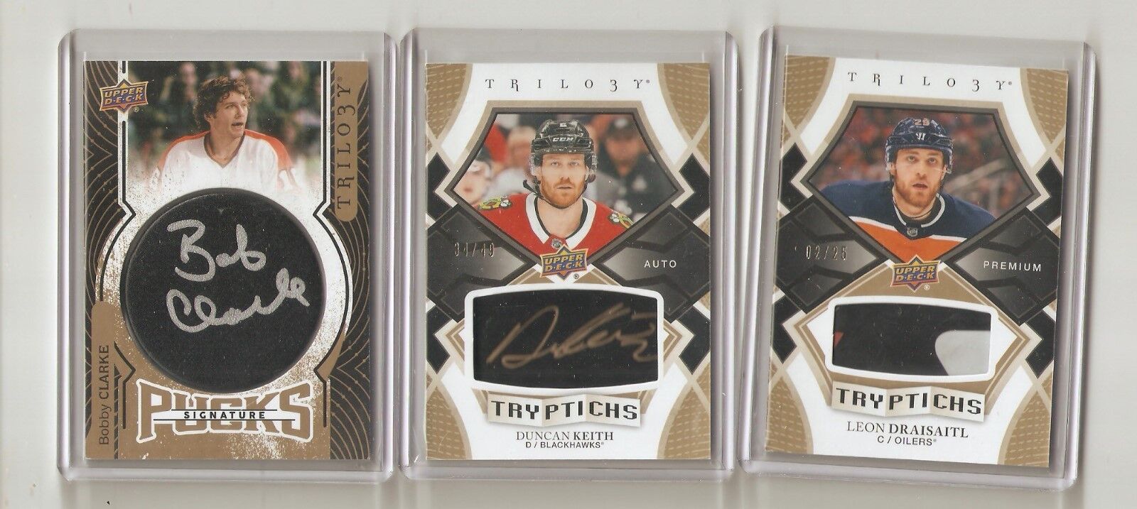 18-19 UD Trilogy Trypitch Auto.Duncan Keith/49