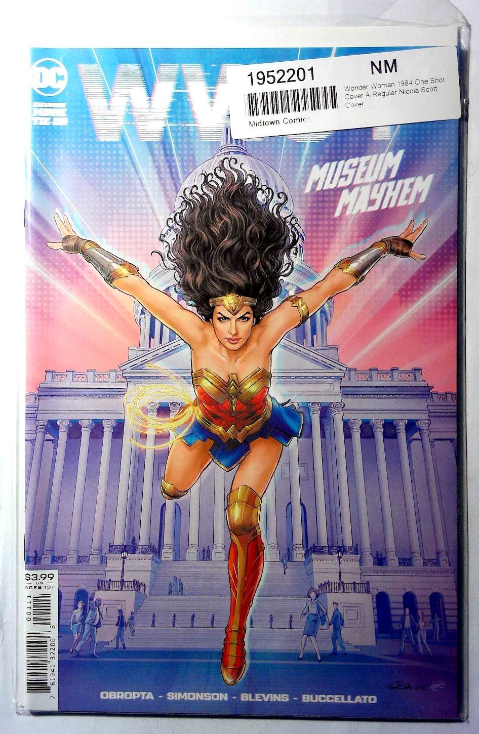 Wonder Woman 1984 #1 (2020) DC Comics 9.4 NM 1st Print Comic Book Wonder Woman 1984 #1 (2020) DC Comics 9.4 NM 1st Print Comic Book