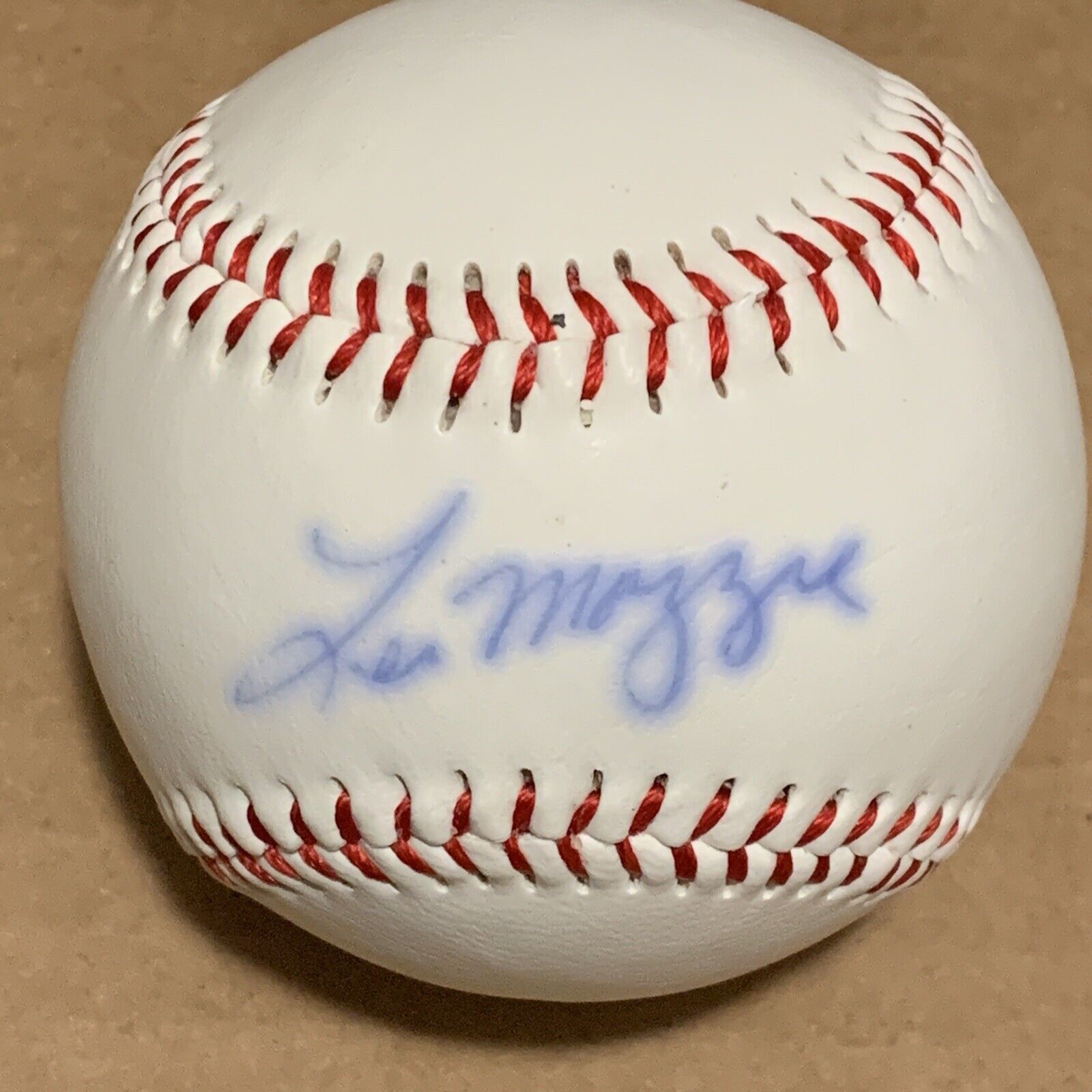 Leo Mazzone Baltimore Orioles Autographed Hand Signed MacGregor Baseball 