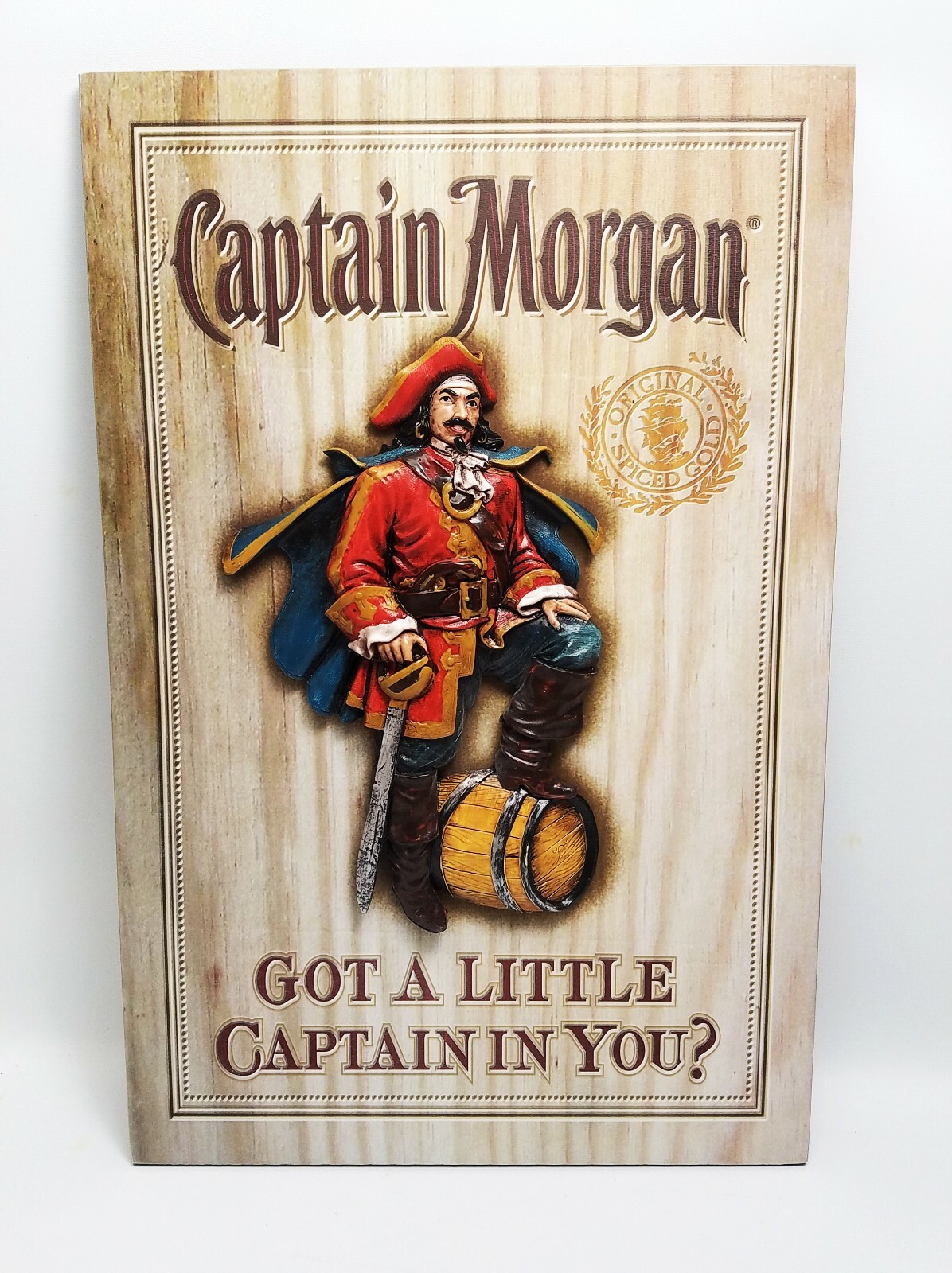 Captain Morgan Rum Bar Pub Sign - Got a Little Captain in You? - Discontinued Captain Morgan Rum Bar Pub Sign - Got a Little Captain in You? - Discontinued