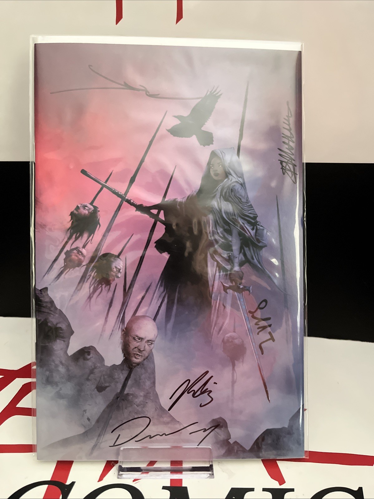 Niobe She Is Death #1 Jae Lee Virgin 5th Head x5 Signed- NM+ Niobe She Is Death #1 Jae Lee Virgin 5th Head x5 Signed- NM+