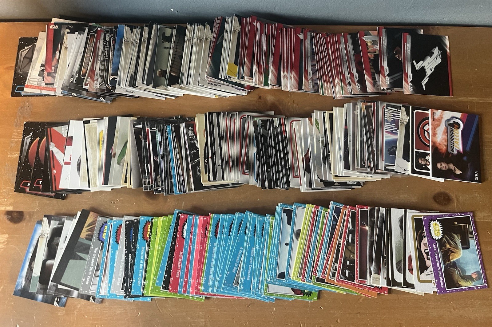 Topps Star Wars Trading Card Lot 350+ Cards All Sagas Rare Cards Topps Star Wars Trading Card Lot 350+ Cards All Sagas Rare Cards