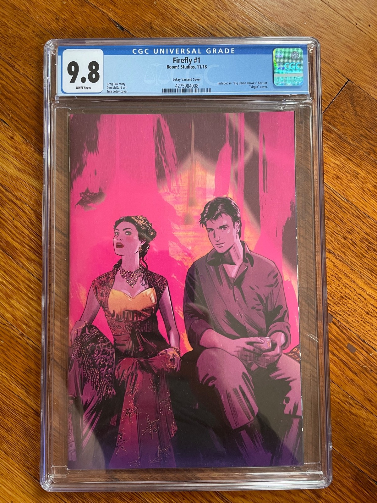 Firefly #1 - CGC 9.8, Lotay virgin variant (Boom) - Serenity, Big Damn Heroes