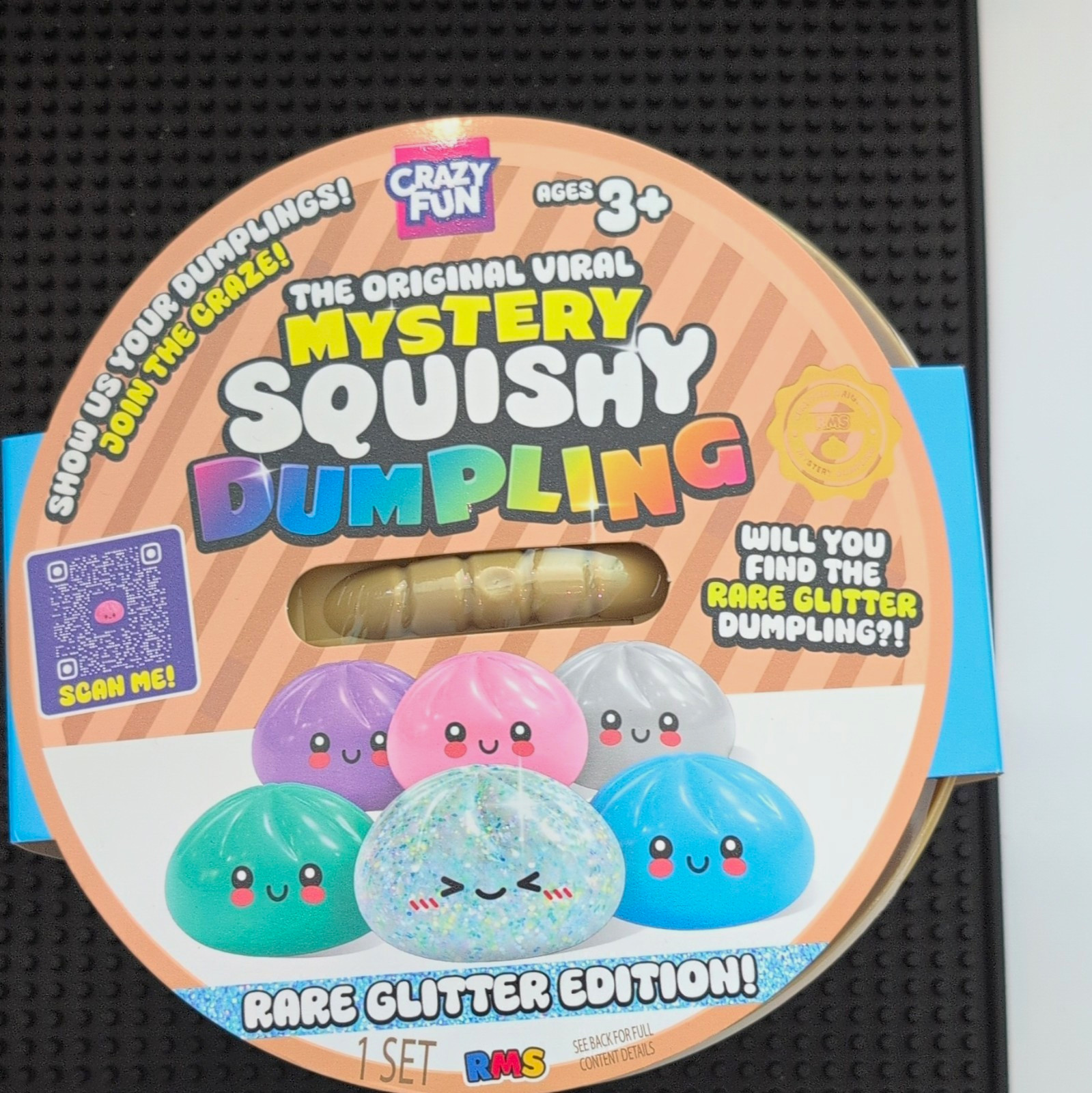 Crazy Fun Jumbo Mystery Squishy Dumpling Glitter Blind Pack Original Unopened Crazy Fun Jumbo Mystery Squishy Dumpling Glitter Blind Pack Original Unopened