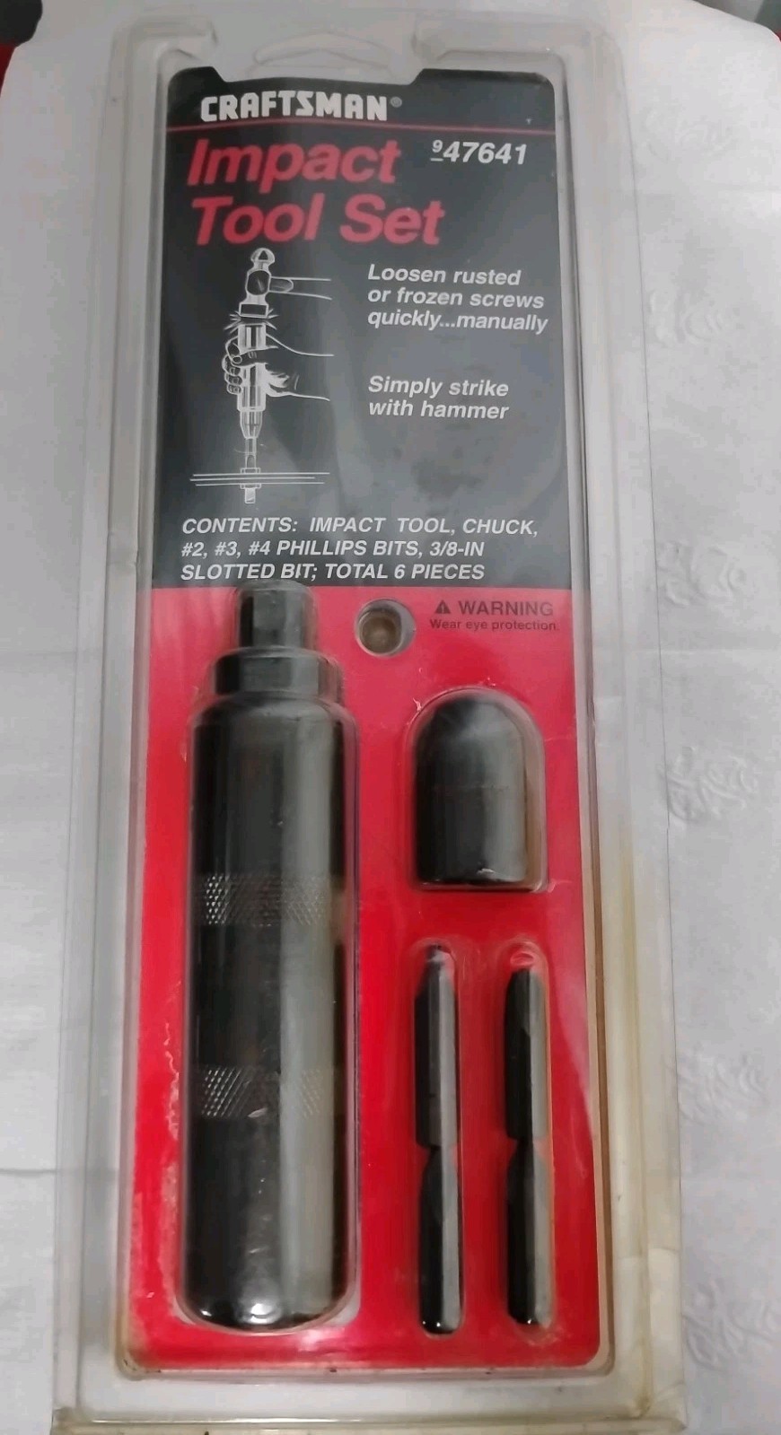 Vtg Sears Craftsman #947641 Manual Impact Tool Set – Made in USA New Old Stock Vtg Sears Craftsman #947641 Manual Impact Tool Set – Made in USA New Old Stock