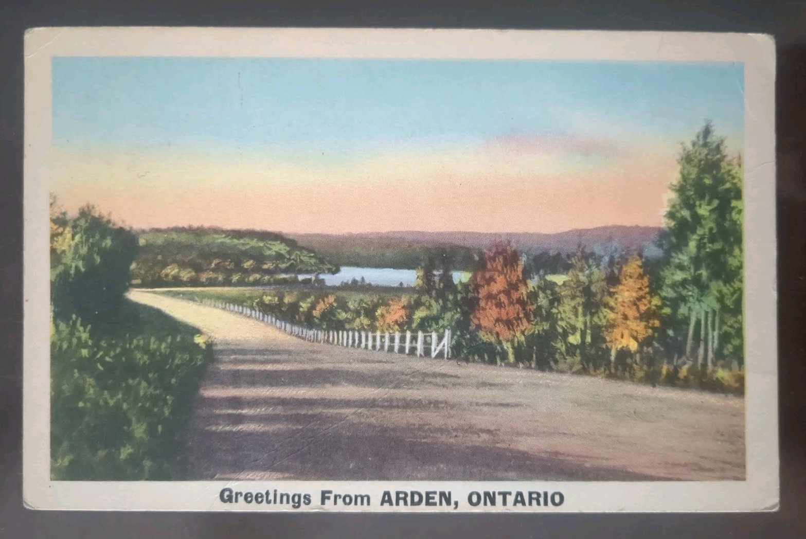 Greetings From Arden, Ontario, CAN - 1949/50, Rough Edges, Folds Greetings From Arden, Ontario, CAN - 1949/50, Rough Edges, Folds