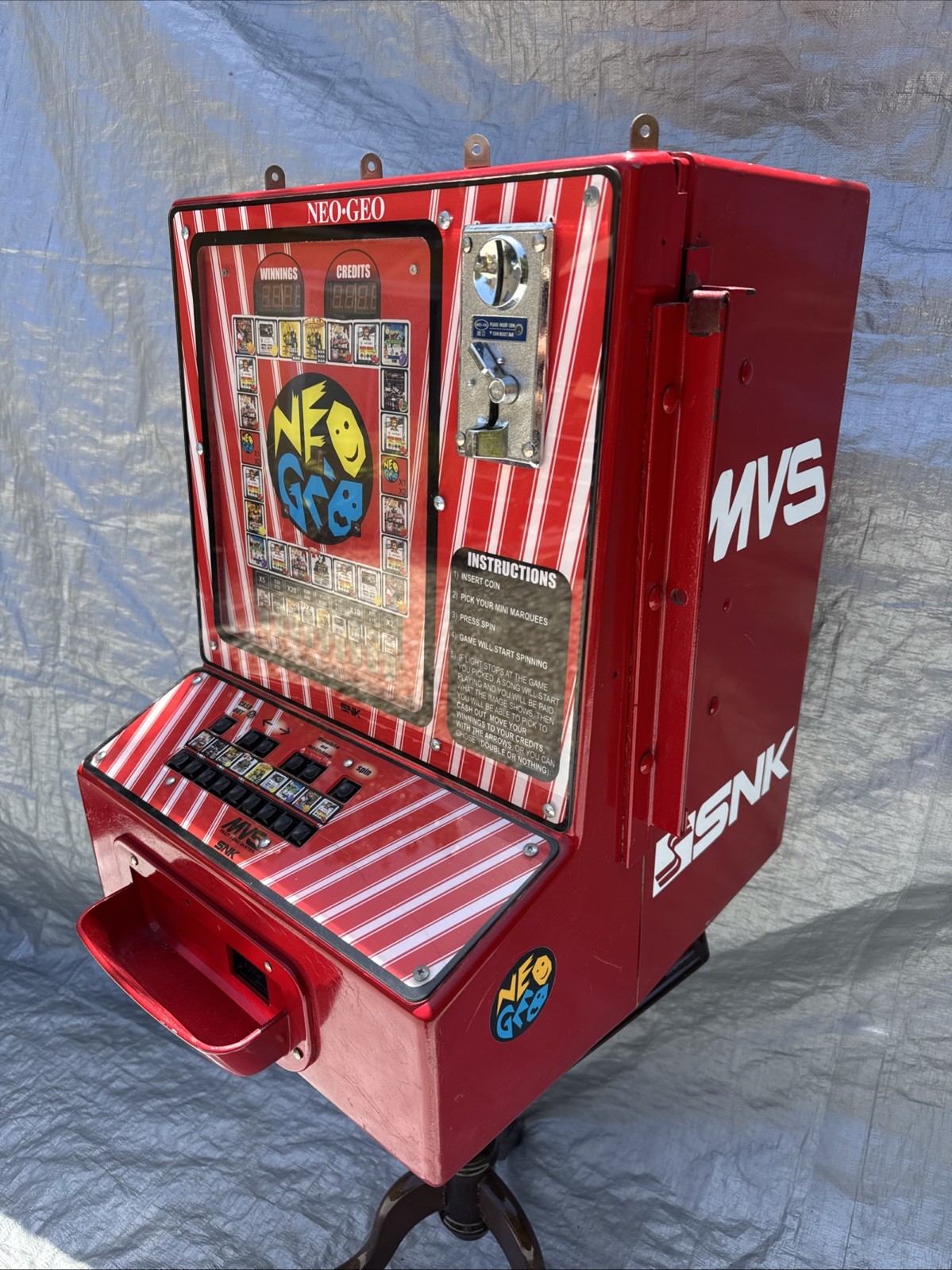 Neo Geo MVS by SNK - Original Dedicated Game Machine Cabinet Neo Geo MVS by SNK - Original Dedicated Game Machine Cabinet