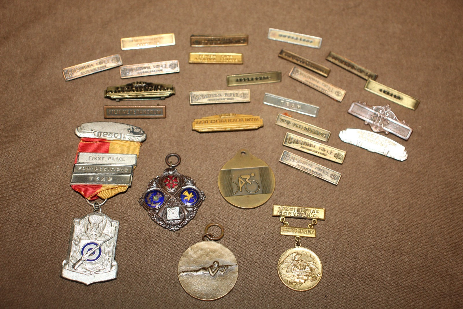 Large Lot of Vintage U.S. Hunting/Shooting Medals and Bars Large Lot of Vintage U.S. Hunting/Shooting Medals and Bars
