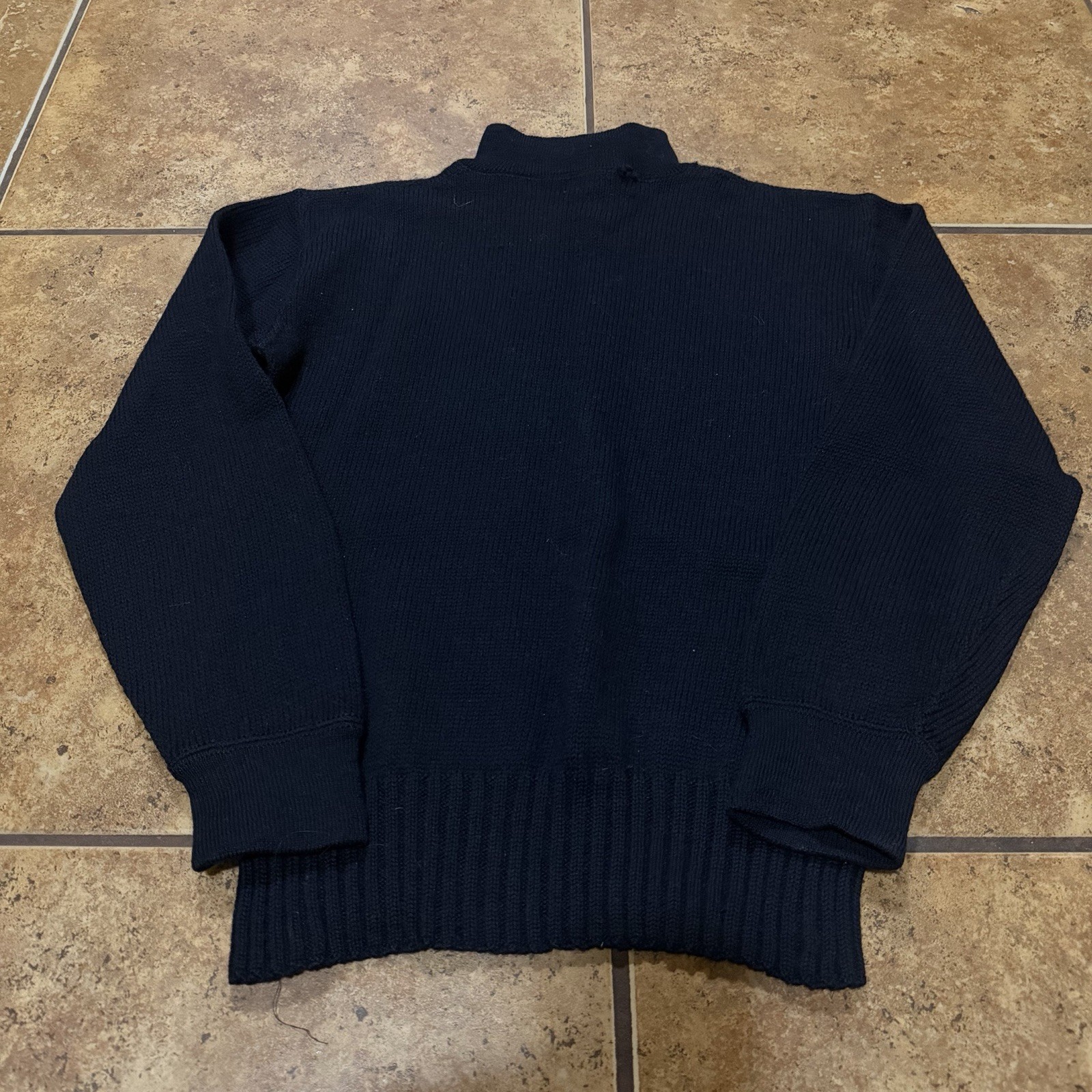 Vintage 40s WWII US Navy GOB Wool Deck Sweater Size 38 1940s WW2 Military USN Vintage 40s WWII US Navy GOB Wool Deck Sweater Size 38 1940s WW2 Military USN