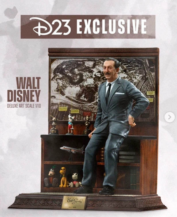 2026 D23 Iron Studios Walt Disney's Legacy Deluxe 1:10 Scale Statue /500 IN HAND 2026 D23 Iron Studios Walt Disney's Legacy Deluxe 1:10 Scale Statue /500 IN HAND
