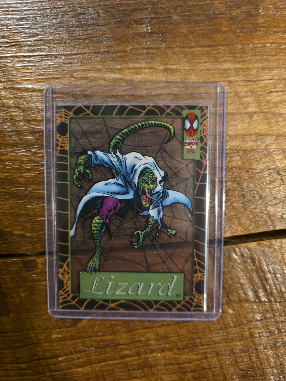 1994 Fleer Marvel Universe Spider-Man Suspended Animation #12 Lizard 1994 Fleer Marvel Universe Spider-Man Suspended Animation #12 Lizard
