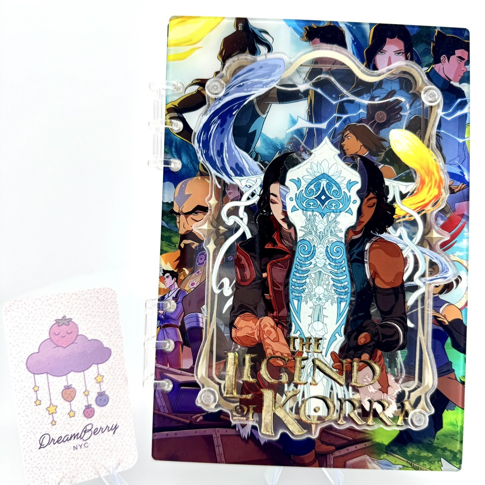 The legend of Korra Acrylic Shaker Notebook (A5 size) The legend of Korra Acrylic Shaker Notebook (A5 size)