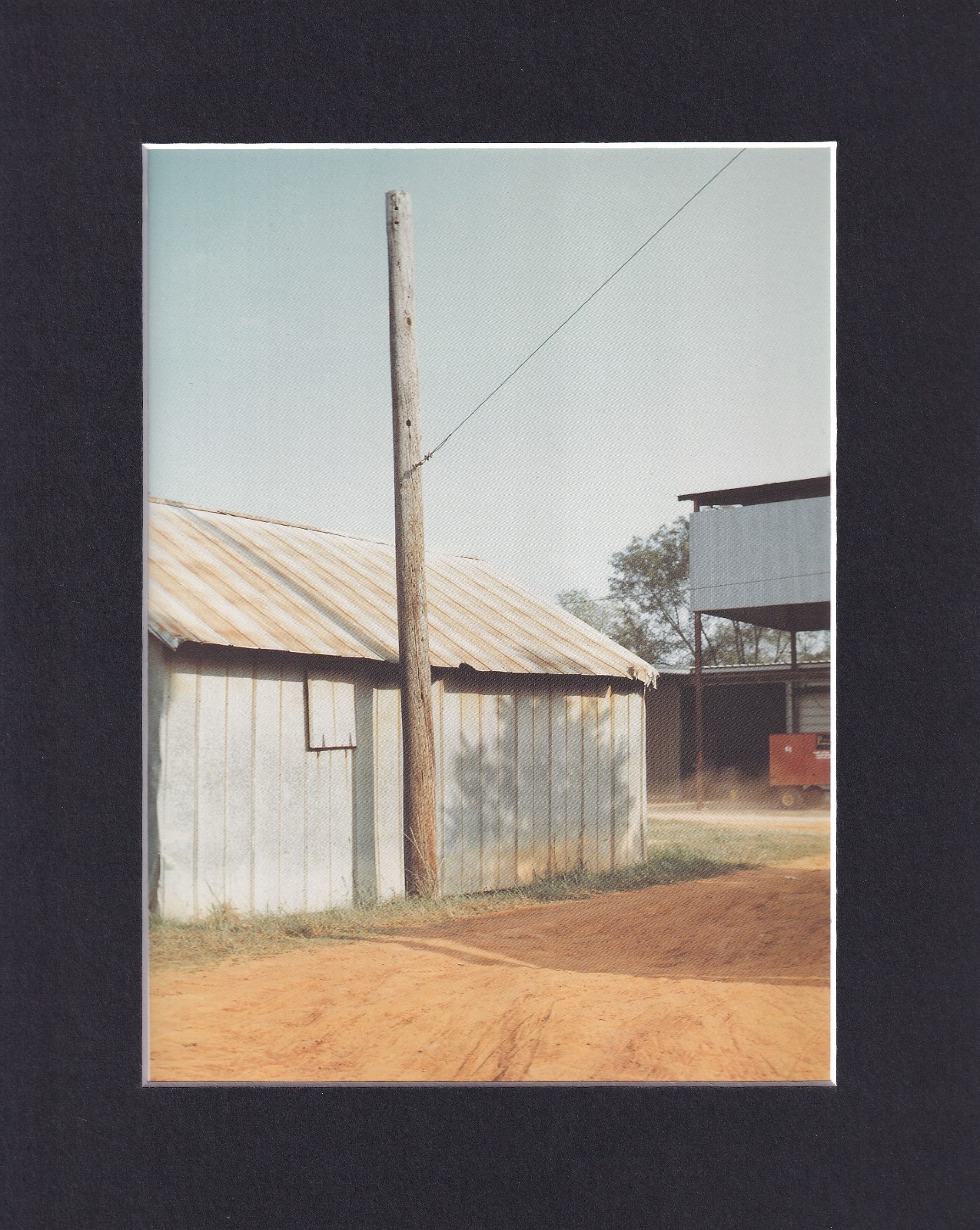 8X10 Matted Print Picture VTG Photo: William Eggleston, Plains Georgia 1976 8X10 Matted Print Picture VTG Photo: William Eggleston, Plains Georgia 1976
