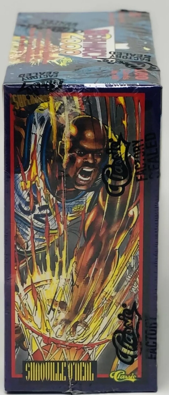 1993 Classic Deathwatch 2000 Factory Sealed 20 Pack Jumbo Box SHAQUILLE O’NEAL 1993 Classic Deathwatch 2000 Factory Sealed 20 Pack Jumbo Box SHAQUILLE O’NEAL