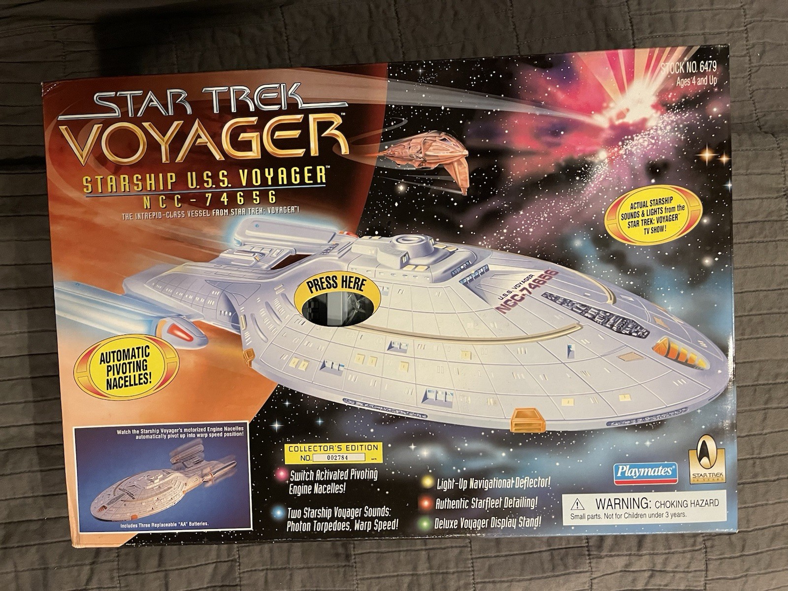 Playmates Star Trek Starship Voyager NCC-74656 Sealed NIB Playmates Star Trek Starship Voyager NCC-74656 Sealed NIB