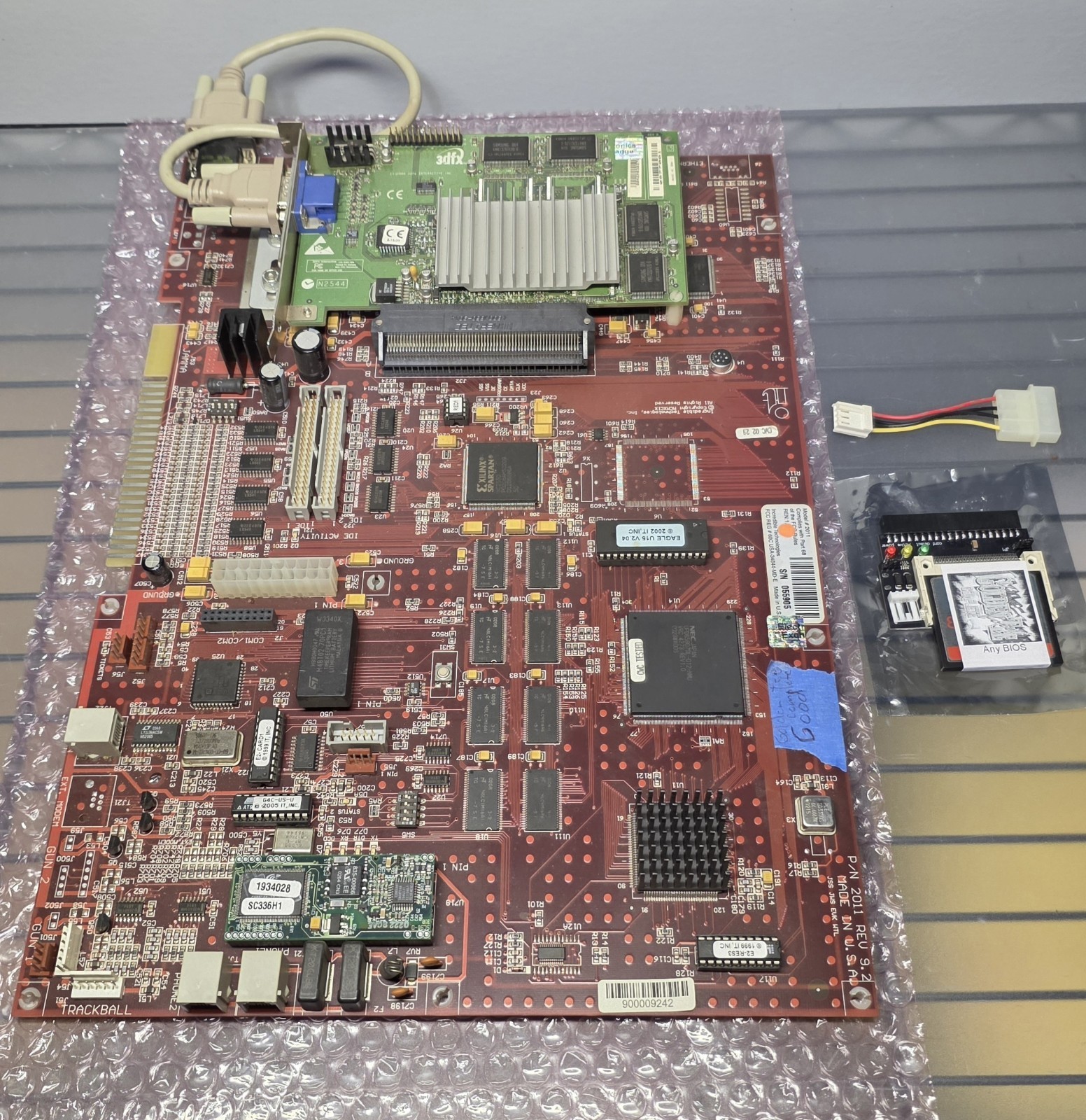 Golden Tee Fore Complete 2006 Arcade Jamma PCB & Compact Flash Drive - Working Golden Tee Fore Complete 2006 Arcade Jamma PCB & Compact Flash Drive - Working
