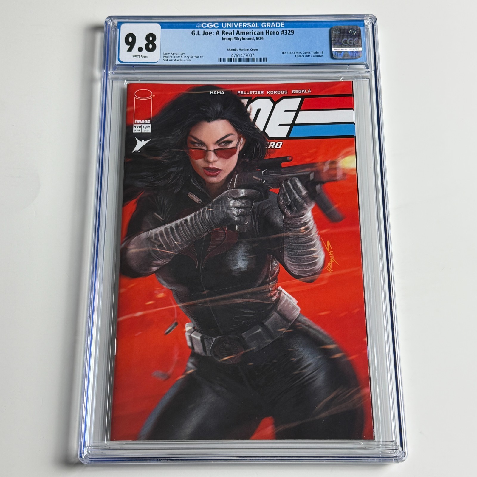 G.I. Joe: A Real American Hero #329 CGC 9.8 Shikarii Shambu Variant Ltd 750 G.I. Joe: A Real American Hero #329 CGC 9.8 Shikarii Shambu Variant Ltd 750