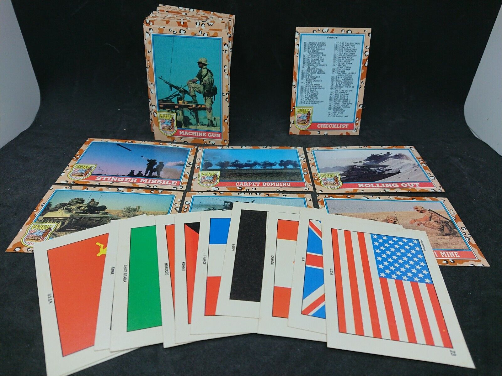 1991 TOPPS Desert Storm Series 2 Complete 88 Base Card + 11 Sticker Card Set