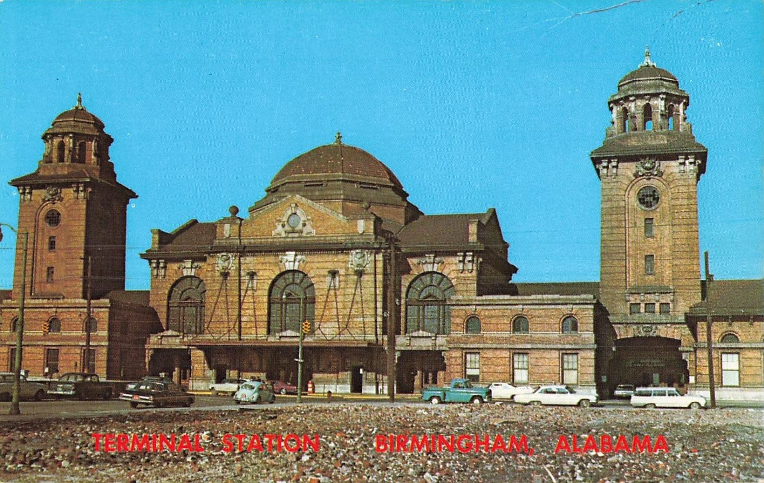 Birmingham AL Terminal Station Postcard - Razed 1970 Landmark Birmingham AL Terminal Station Postcard - Razed 1970 Landmark