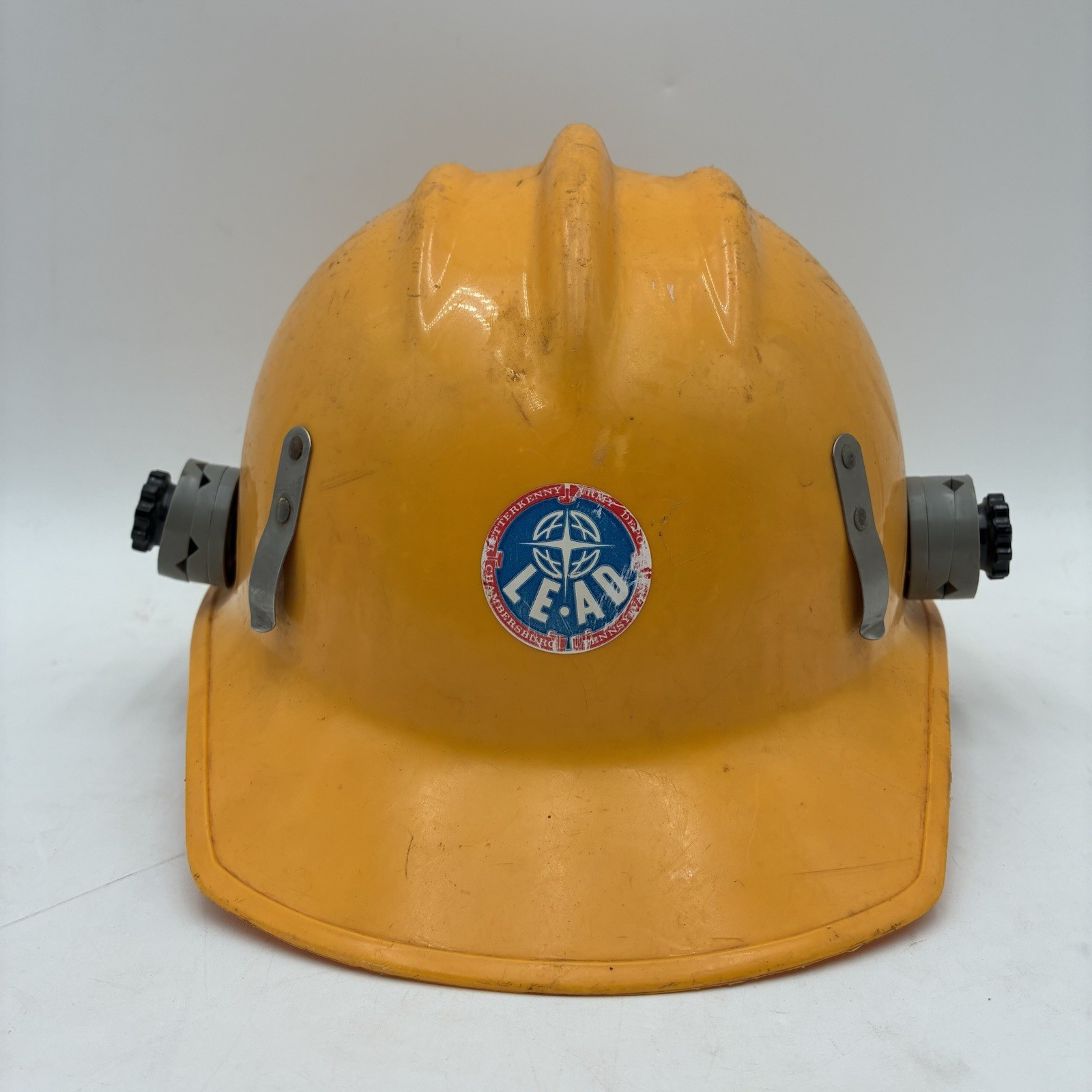 Vintage Ed Bullard Hard Boiled Hard Hat 302 & Liner Letterkenny Army Depot LEAD Vintage Ed Bullard Hard Boiled Hard Hat 302 & Liner Letterkenny Army Depot LEAD