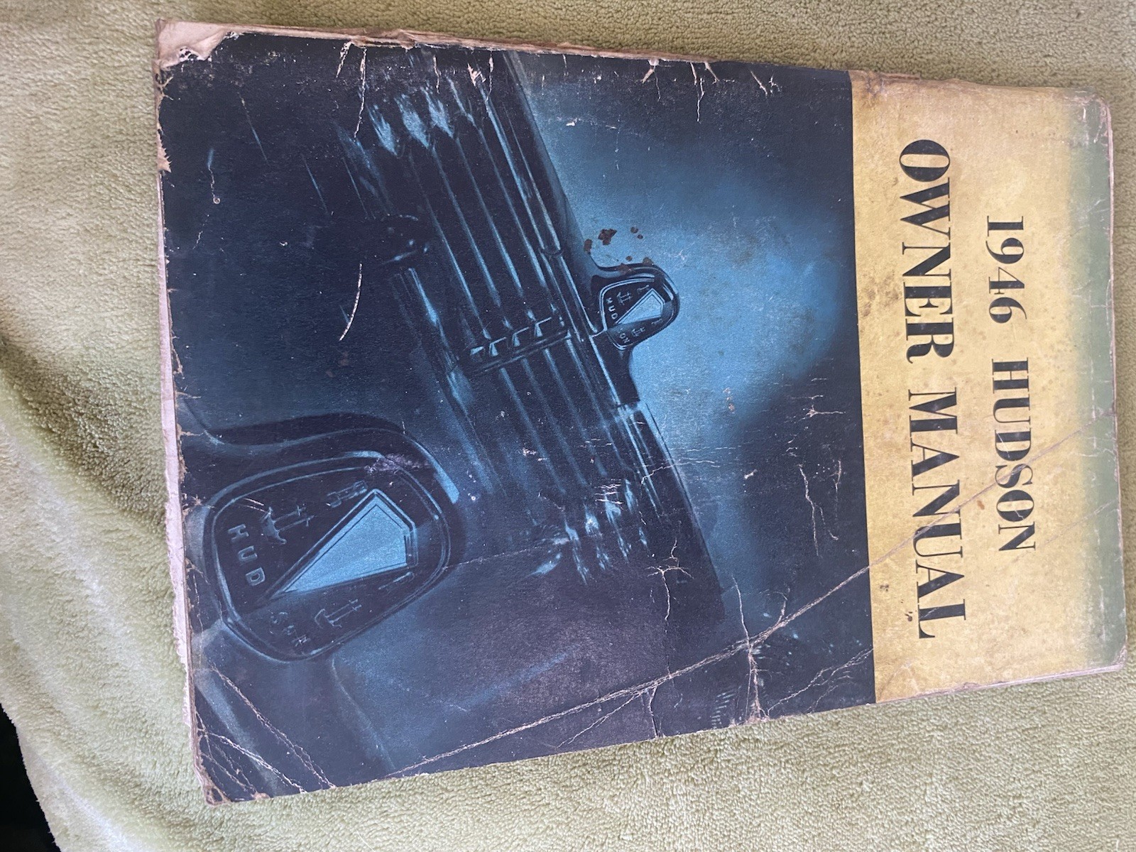 Rare 1946 Hudson Owner Manual With Lubrication Layout Sheet Rare 1946 Hudson Owner Manual With Lubrication Layout Sheet