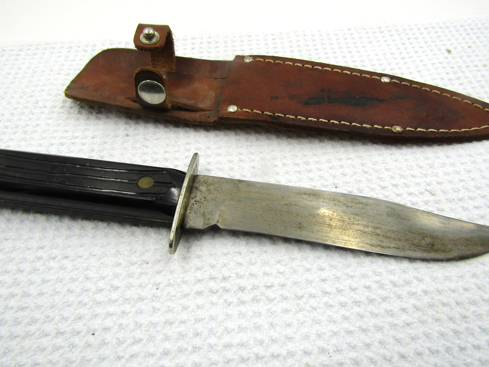 Vintage Utica Sportsman U.S.A. hunting knife w/sheath