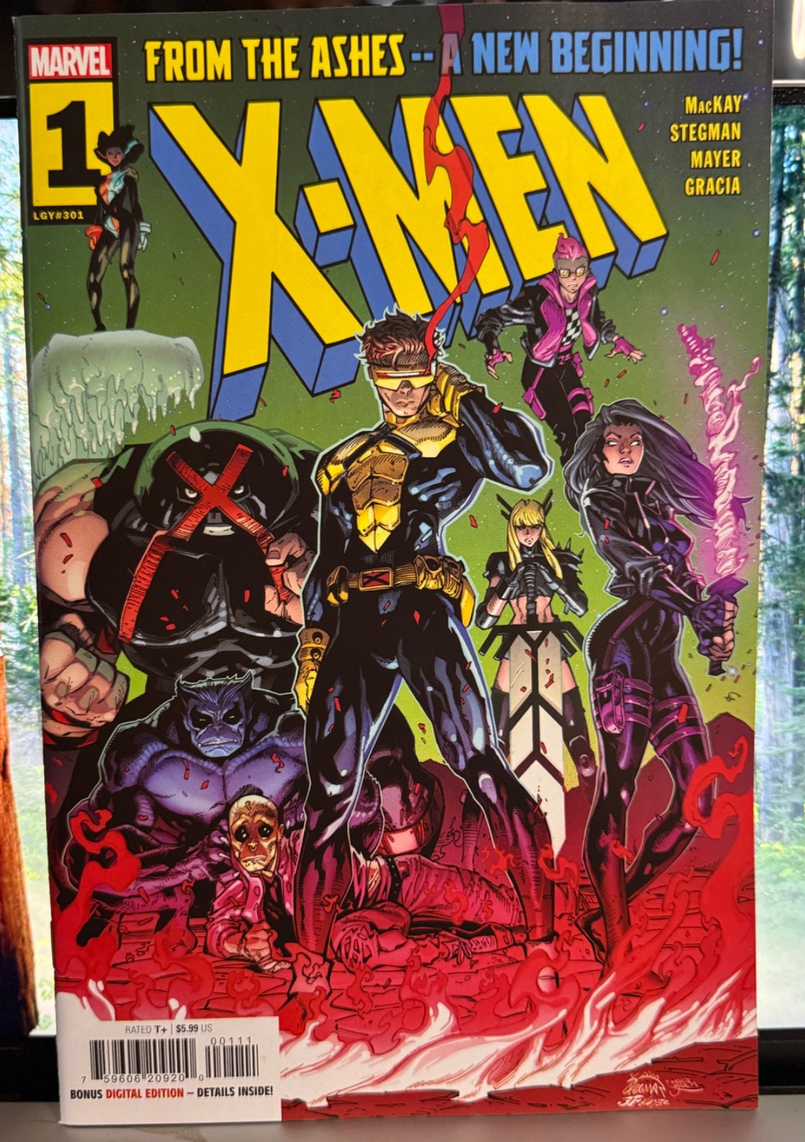 X-MEN #1 NM NEW 1ST PRINT, RYAN STEGMAN, MARVEL COMICS 2024/ WE COMBINE SHIP X-MEN #1 NM NEW 1ST PRINT, RYAN STEGMAN, MARVEL COMICS 2024/ WE COMBINE SHIP