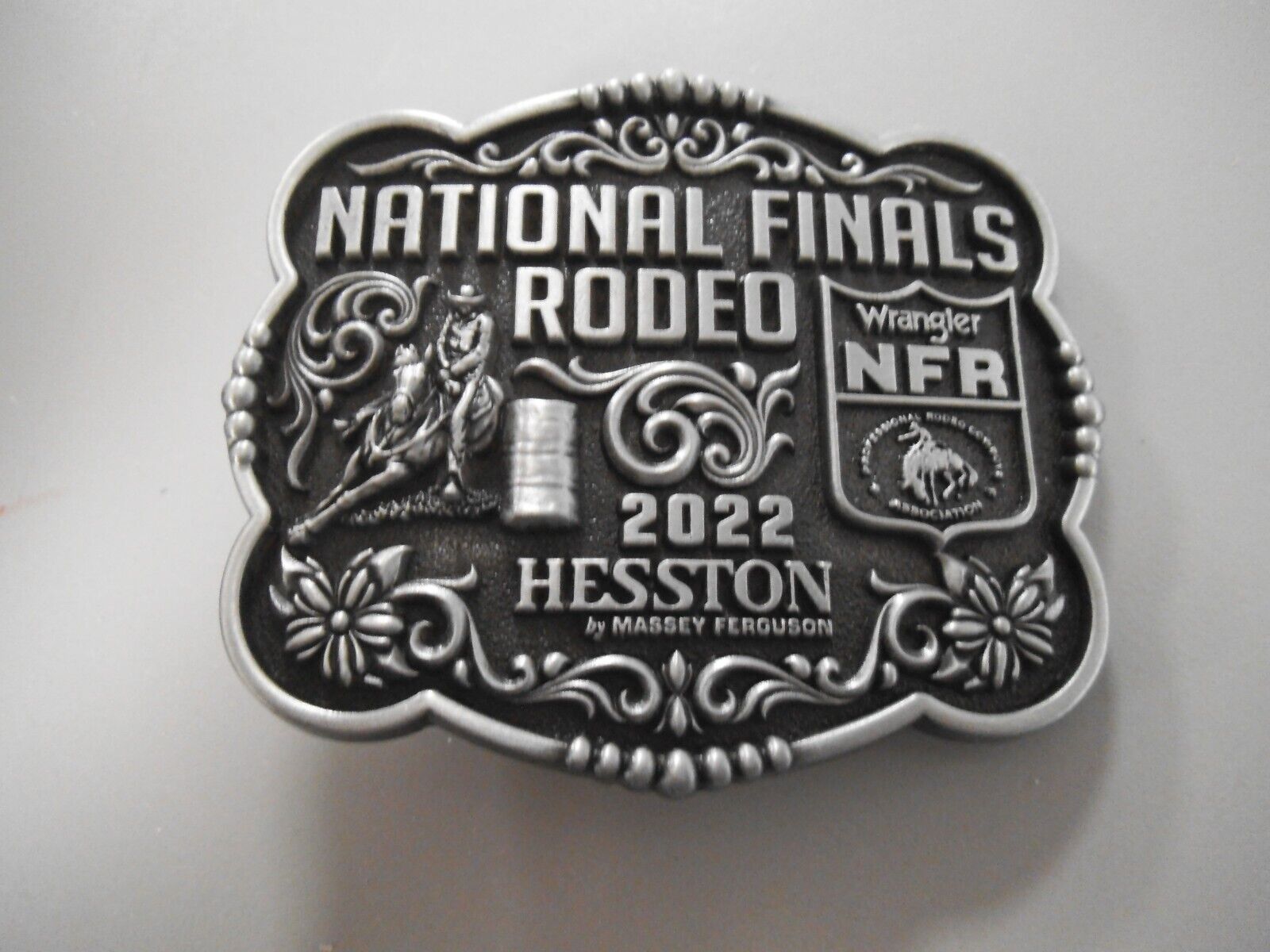 Hesston National Finals Rodeo 2022 Belt Buckle Adult size
