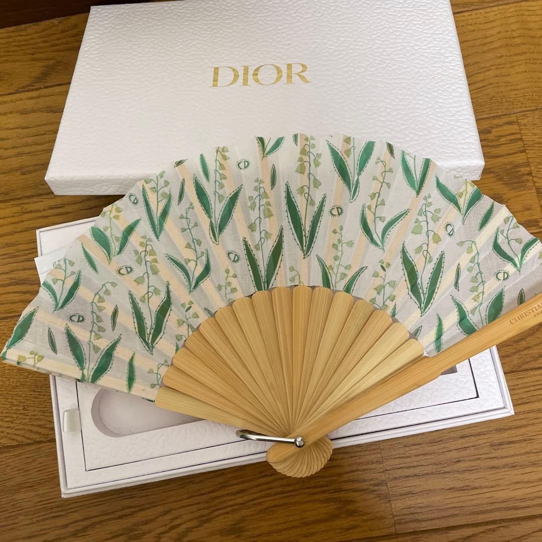 Christian Dior Lucky Fan & Strap Set VIP Novelty Gift Limited Edition Item