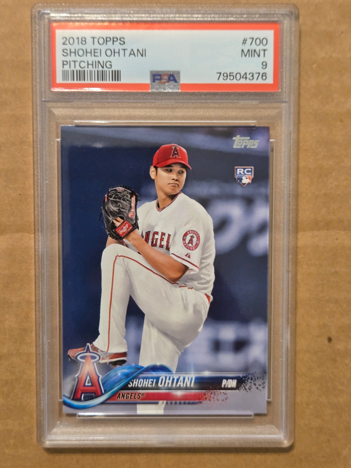 2018 TOPPS SHOHEI OHTANI #700 ROOKIE CARD GRADED PSA 9 MINT 2018 TOPPS SHOHEI OHTANI #700 ROOKIE CARD GRADED PSA 9 MINT