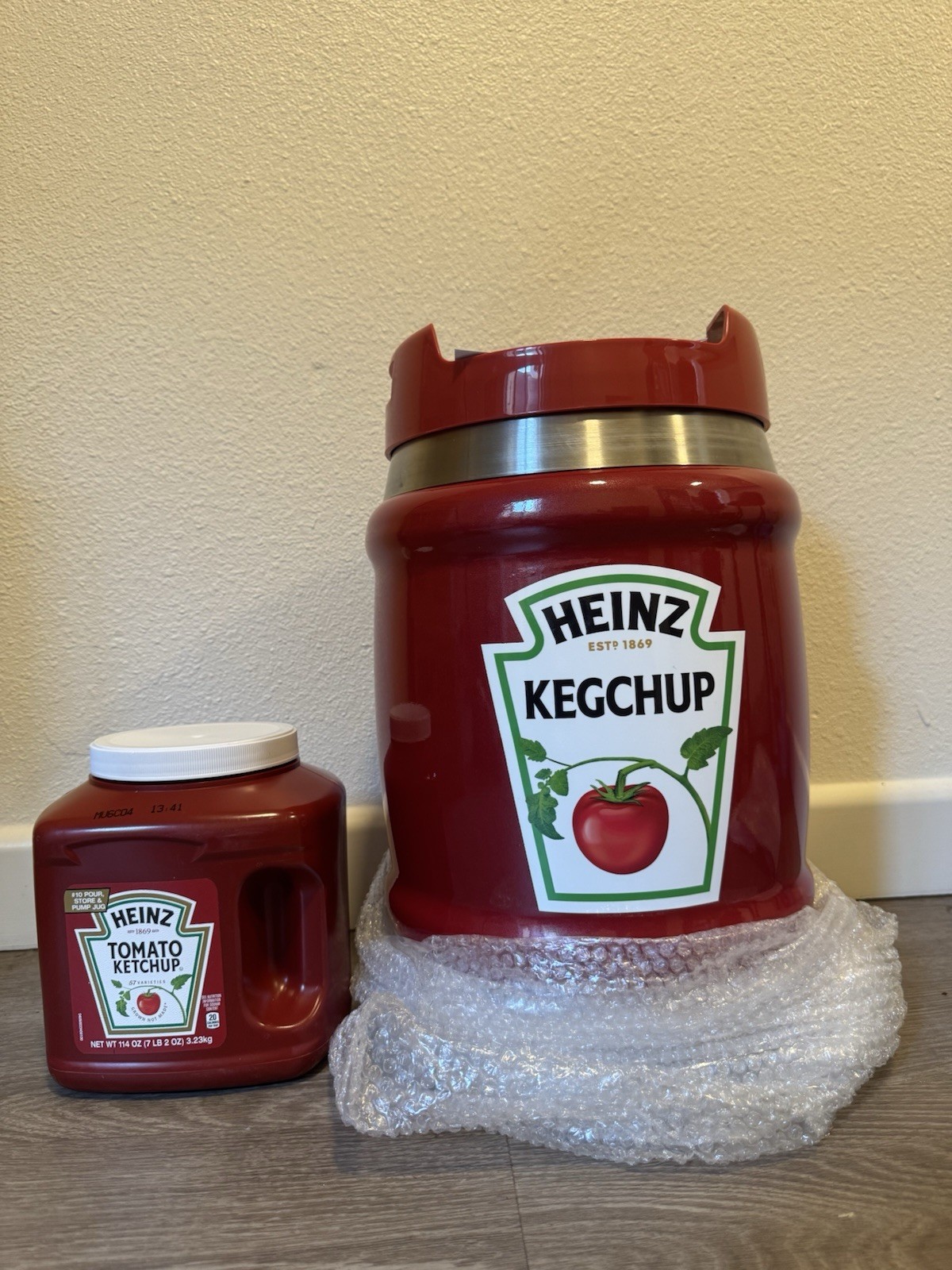 HEINZ KegChup Ketchup Keg with 114oz Jug Limited To 157