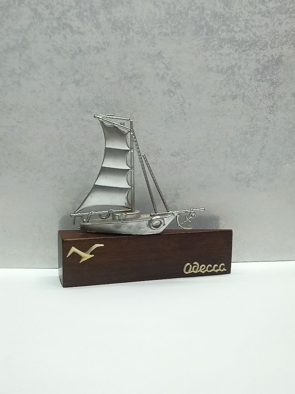 Vintage USSR Sailboat Odessa Desk Souvenir 1980s Soviet Space Age Ship Boat Art Vintage USSR Sailboat Odessa Desk Souvenir 1980s Soviet Space Age Ship Boat Art