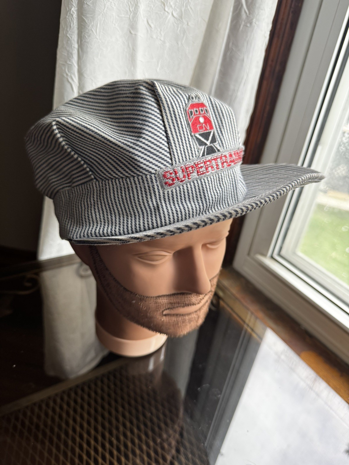 Vintage CN Rail Super Trains Conductor Style Trainman Hat(dd)
