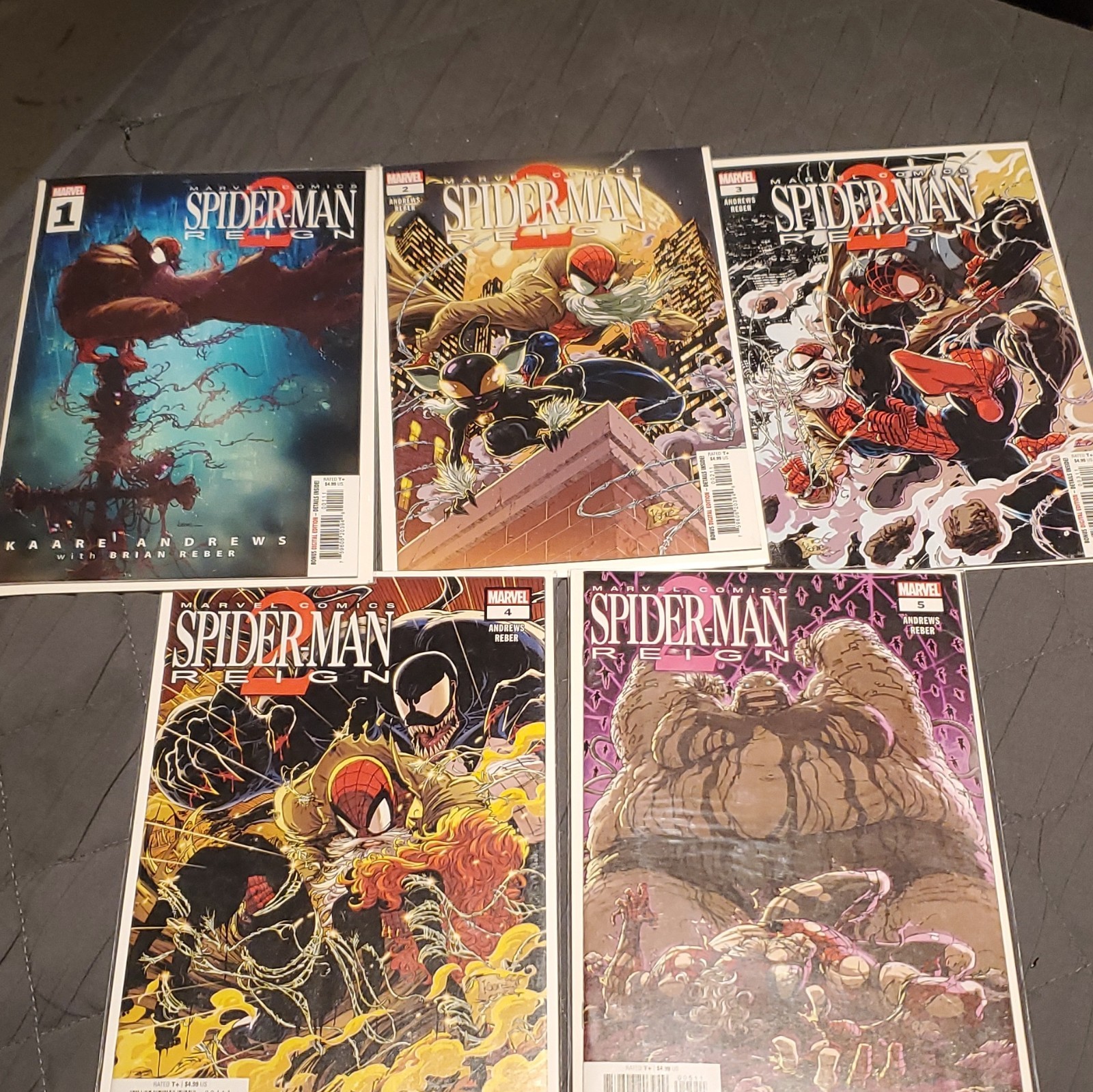 Spider-Man: Reign 2 #1-#5 Complete Series, 1st Print, CVR A Spider-Man: Reign 2 #1-#5 Complete Series, 1st Print, CVR A