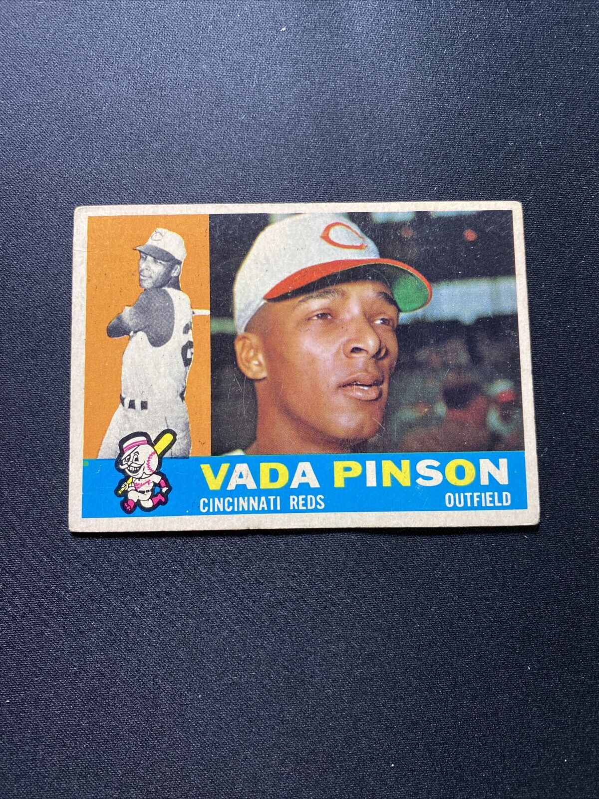 1960 Topps Baseball #176 Vada Pinson Cincinnati Reds