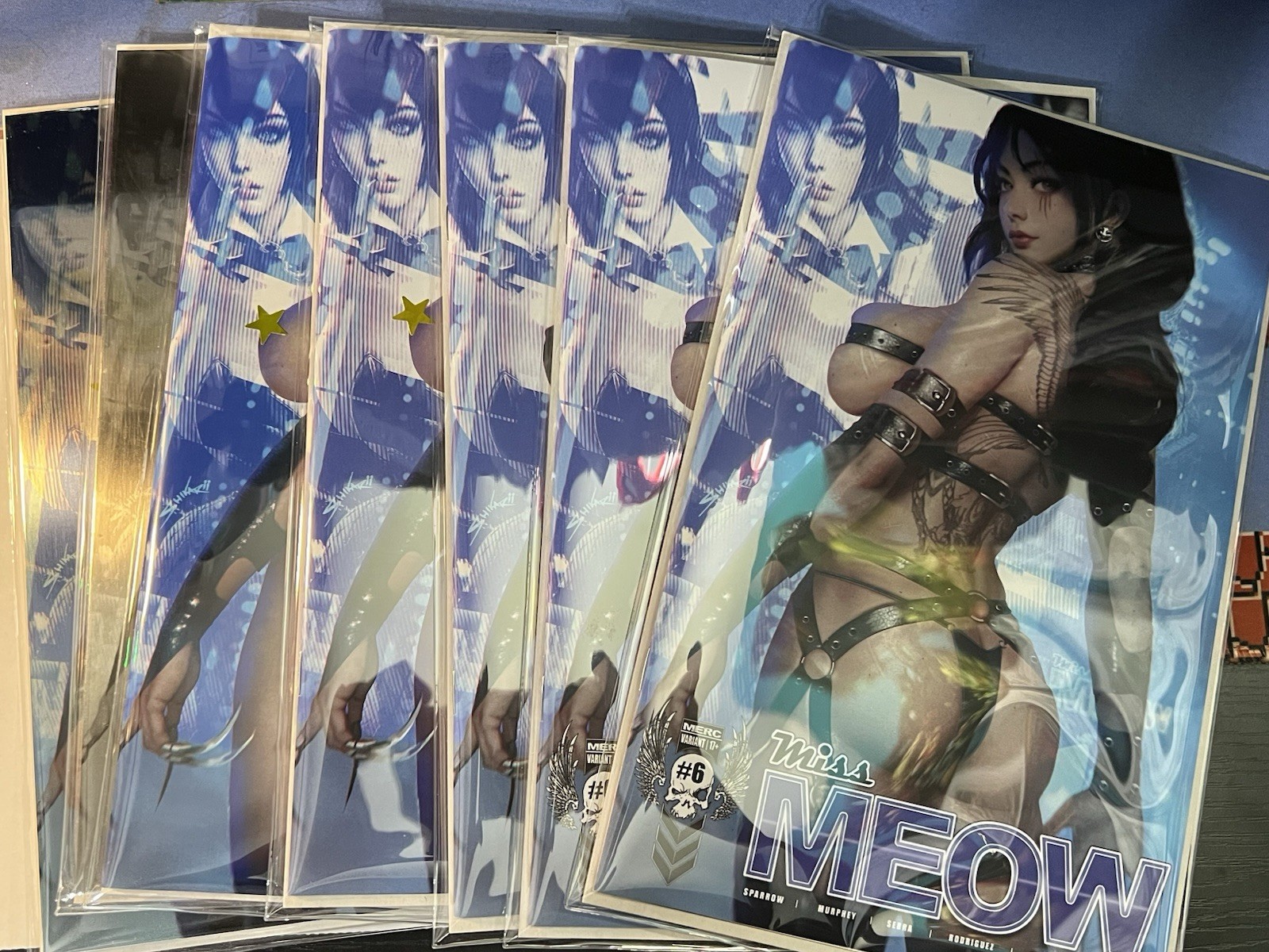 Miss Meow #6 Shikarii Evolution Full Kickstarter COMPLETE BOX + 2 METAL COVERS Miss Meow #6 Shikarii Evolution Full Kickstarter COMPLETE BOX + 2 METAL COVERS