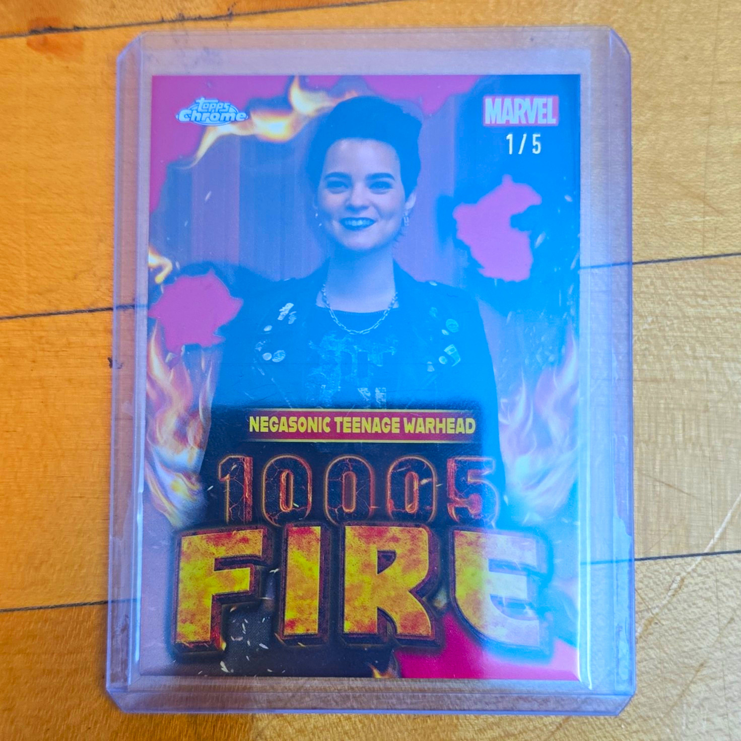 Topps 2025 Topps Chrome Marvel Deadpool & Wolverine FO-9 Negasonic 1/5 Topps 2025 Topps Chrome Marvel Deadpool & Wolverine FO-9 Negasonic 1/5