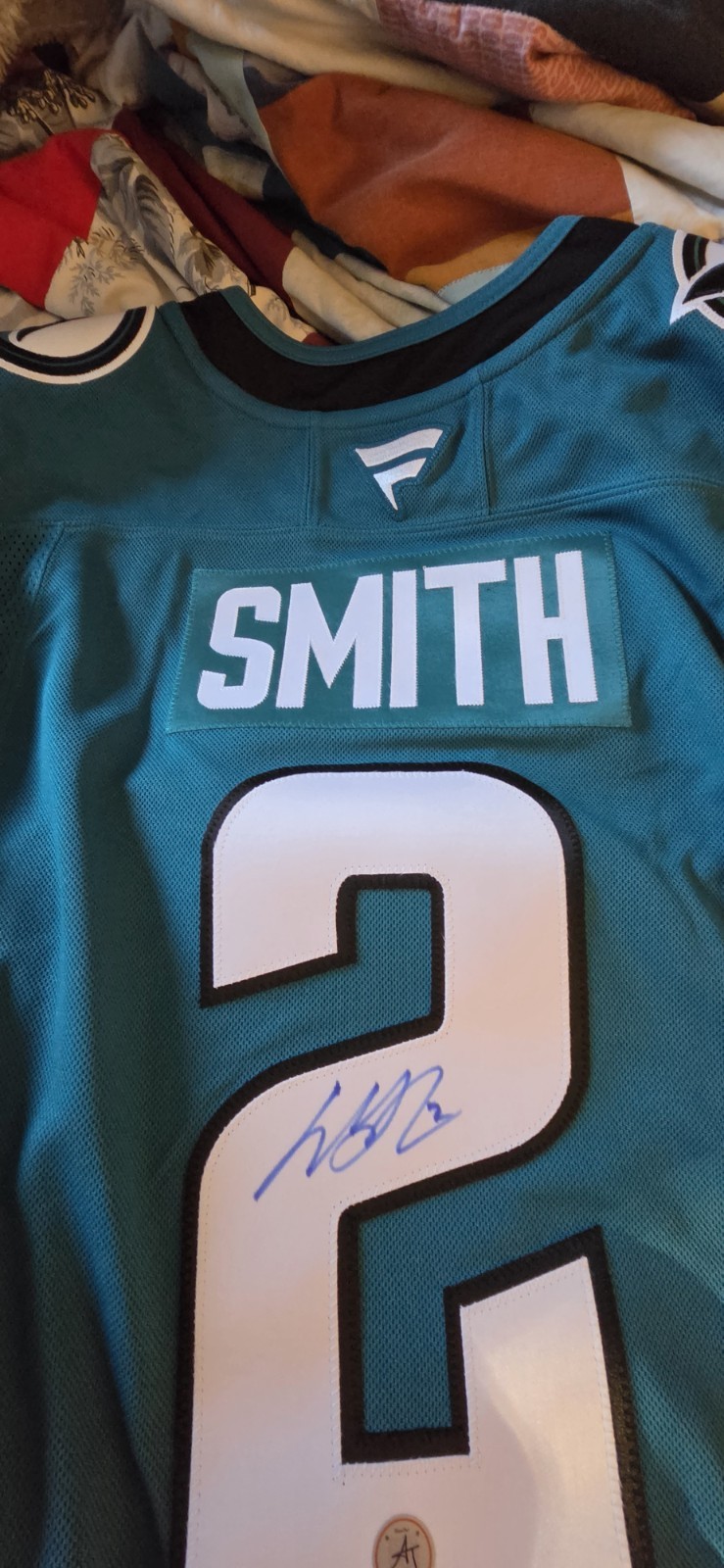 Will Smith Jersey Hockey Premium Fanatics NHL Autographed